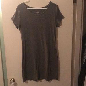 Grey T-shirt Dress